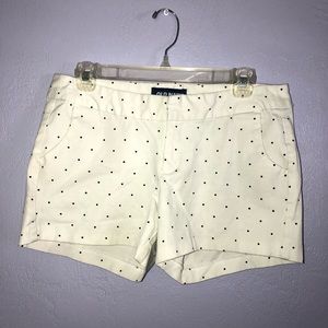 Old Navy White with Black Polka Dots